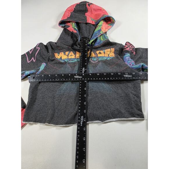 Scummy Bears x Wakaan Cropped Hoodie Women’s Small - Picture 3 of 5
